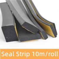 【YY】Rubber Self Adhesive Sponge Seal Strip Single Sided Adhesive EVA Black Foam Anti-collision Width10-30mm Thick 2-20mm Seal Gasket