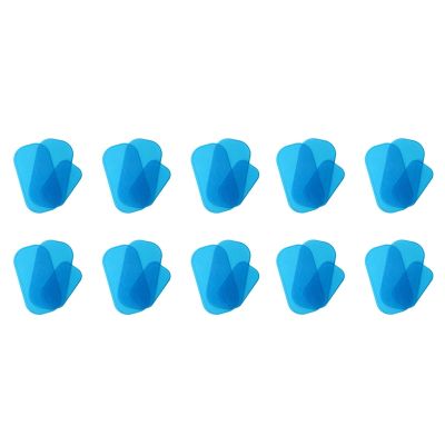 30Pcs Hip Trainer Gel Pads ABS Gel Pad Replacement for EMS Buttock Trainer ABS Replacement Gel Sheet