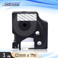 InkExpress 45020 Label Tape For DYMO D1 Tape 12mm 45020 Tape Cassette 45020 For DYMO LabelManager 160 280 360D 210D Label Maker