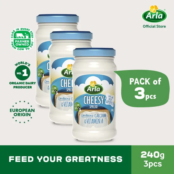 Arla Cheesy Spread 240g 3 Pack Lazada Ph