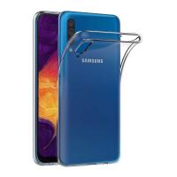 ฝาครอบเคส TPU เนื้อนิ่มใสโปร่งแสงสำหรับ Samsung Galaxy A50