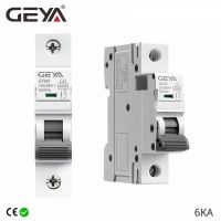 【LZ】卐▩  Geya gym9 1p mcb din rail 220v 400v disjuntor 6a-63a ac tipo 6ka capacidade de quebra on-off switch