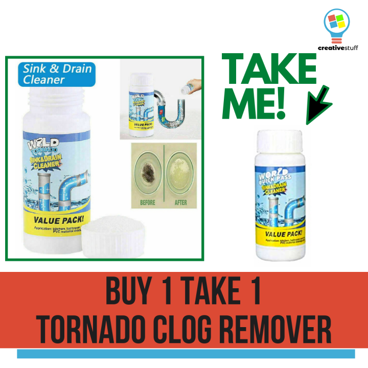 CREATIVE STUFF BUY 1 TAKE 1 Powerful Sink and Drain Cleaner,Toilet