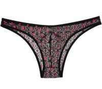 Comfy Mens Jacquard Bordered Briefs Rhombic Lace Mini Pants Pouch Soft Bikini Bikini Short Underwear