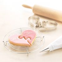 ❍✧✿ Wedding Bride Heart Cookie Cutter Biscuit Mold Diy Valentines Day Baking Tools Cookie Fruit Stamp Sugar Cube Cake Decor