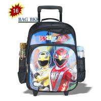 BAG BKK กระเป๋านักเรียน กระเป๋าเป้มีล้อลาก Wheal สะพายหลัง 16 นิ้ว MASKED RIDER new arrival รุ่น F8536-16