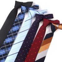 【cw】 New Tie Men Polyester Striped Neck for Wedding Business Adult Suits Ties Necktie