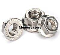 M3/M4/M5/M6/M8/M10/M12 304 Stainless Steel Hexagon Nuts With Flange Nut Nails  Screws Fasteners