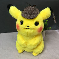 (ร้อน) 28เซนติเมตรโปเกมอนของเล่นนักสืบ Pikachu ตุ๊กตาน่ารักตุ๊กตาภาพยนตร์อะนิเมะยัดไส้การ์ตูน Kawaii โปเกมอนสาววันเกิดเด็กของเล่นของขวัญ