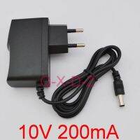 100% ใหม่1ชิ้น10V 200mA AC 100V-240V ตัวแปลงพลังงานสลับอะแดปเตอร์ DC 10V 200mA แหล่ง0.2A ปลั๊กอียูดีซี5.5Mm X 2.1Mm-2.5Mm