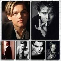 Leonardo DiCaprio Movie Star Actor Canvas Poster Prints Photo Portrait Pictures Bar Cafe For Living Room Wall Art Decor Mural Drawing Painting Supplie