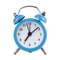 （HOT NEW）นาฬิกาปลุกขนาดเล็ก Round NumberBell Desk TableClock Round AlarmBedside Clocks