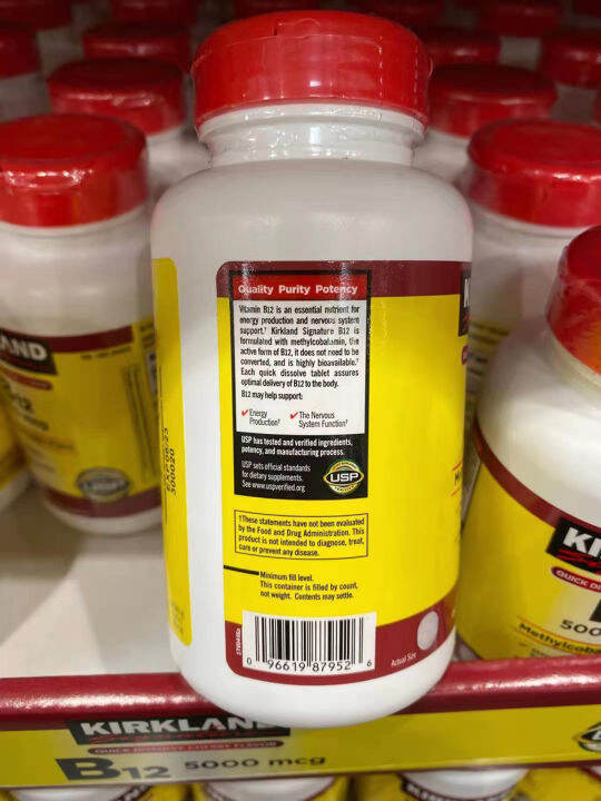 United States direct mail Kirkland kirkland vitamin B12 VB12 tablets