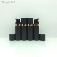 ❏  Plastic Pump Bottle 15ml Vacuum Pump Bottle Travel Bottling Container High Quality Black Lightproof Airless Pump Bottle Lotion