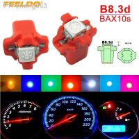 FEELDO 20Pcs Car 12V B8.3d/BAX10s 1SMD 5050 Gauge Dashboard LED Light Interior Lamp 7-color FD-4066