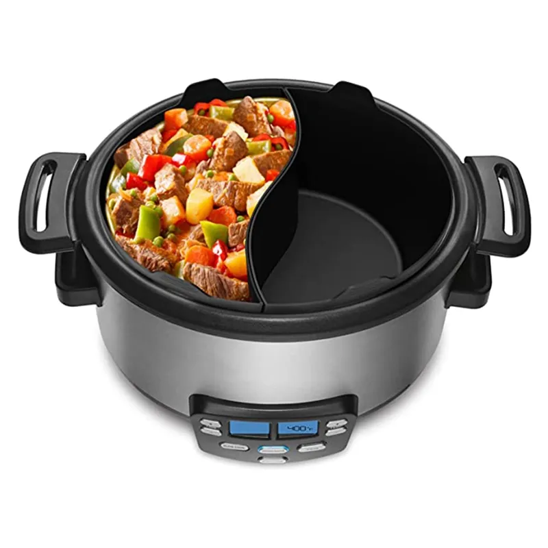 1pc Silicone Slow Cooker Liner For 6-8 Qt Crockpot, Reusable Cooking Inner  Pot, Dishwasher Safe And Safe To Use Cooking Bag Liner