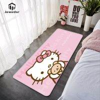 Hellos Cat Kitty Entrance Doormat Kawaii Non Slip Carpet Living Room Rugs Kitchen Floor Mat Absorbent Bathroom Rug Doormats Home