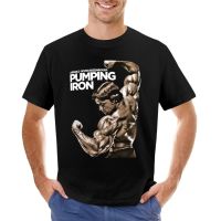 Arnold Schwarzenegger Classic Pumping Iron T-Shirt Black T Shirt Quick Drying T-Shirt Men T Shirt