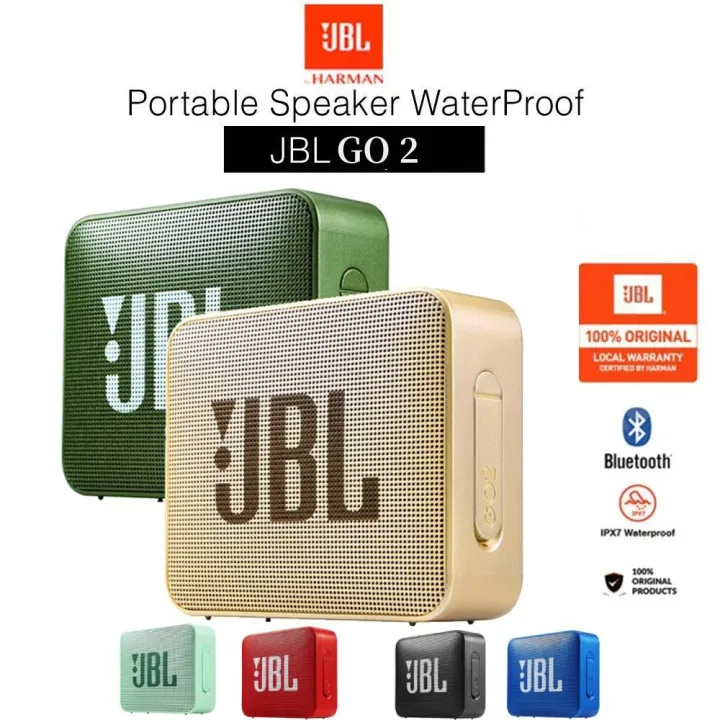 100 Original GO2 Portable Wireless Bluetooth 4.2 Speaker Subwoofer