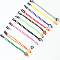 【LZ】✤◈  Cartoon Pattern Anti-Lost Lanyard para crianças máscara de nylon de cor sólida extensor de corda óculos óculos de sol estudantes esportes fofos