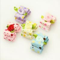 Wholesale Supplies Handmade Dog Accessories Hair Bows Doggie Boutique With Flowers Mixed Items Fashion Hot Sale 50PCSLOT