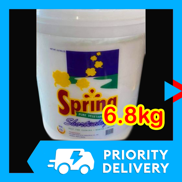6.8kg SPRING Vegetable SHORTENING for Baking Lard Halal Keto Lauric
