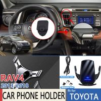 ที่จับโทรศัพท์มือถือรถสำหรับ Toyota RAV4 RAV 4 XA40 2013 2014 2015 2016 2017ตัวยึดโทรศัพท์2018อุปกรณ์ตกแต่งรถยนต์สำหรับ