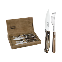 TRAMONTINA Cutlery Steak Jumbo Certified Set4 - Brown