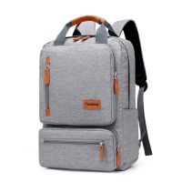 Hot Fashion Men Casual Computer Backpack Light 15.6 inch Laptop Lady Anti-theft Travel Backpack Gray Student School Bag 2021 New