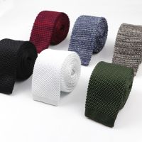 Fashion Men 39;s Colourful Tie Knit Knitted Ties Necktie Solid Color Narrow Slim Skinny Woven Plain Cravate Narrow Neckties