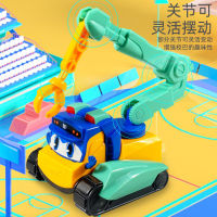 2023 โรงเรียนวาไรตี้ Bagot Super Learning Pioneer Automobile Robot Engineering Vehicle Set Boy Gothic ของเล่นเด็ก