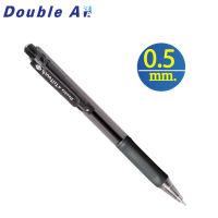 ปากกาสีน้ำเงิน ขนาด 0.5mm. สีดำ ปากกา TriTouch] Double A ปากกาลูกลื่นแบบกด เขียนลื่น ลายมือสวย