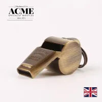 ACME60.5 Original Brass Retro Whistle Coach Referee Sports RugbyTraining Cheer Leading Equipamento De Sobrevivência Silbato Survival kits