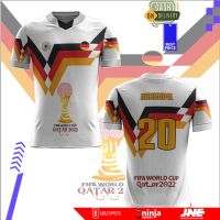 （ALL IN STOCK 2023）  Germany Jersey / GERMANY F1FA World Cup 2022 3D Fullprint Jersey