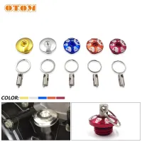 【CW】 OTOM Motorcycle Aluminum Filler Plug Cap Eccentric Lock Safety Anti-theft Drain Sump ZONGSHEN NC250 NC450