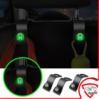 Toyota 4pcs Car Luminous Headrest Hook Back Seat Holder Hanger Hooks Automobile Interior Accessories For Bag Handbag  2023 With Car Logo