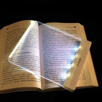 Practical Flat Plate Led Night Light Portable Reading Lamp with Switch LED Battery /USB Light Table Lamps Indoor Lighting