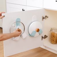 [COD] rotatable folding lid storage free punching wall-mounted sticky board hook wall