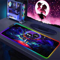 Mousepad Rgb Mouse Pad Kawaii Rick Computer Mat Desk Protector Deskpad Anime Accessories Pc Gamer Car Keyboard Mau Pad Xxl