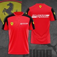 SHIRT - HOT! Scuderia T F1 FERRARIS Racing AOP 3D T-shirt Gift For Men True Fans Size - TSHIRT