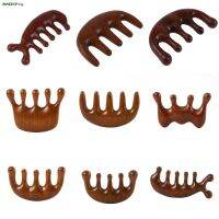 Body Meridian Massage Comb Sandalwood Four Five Wide Tooth Comb Acupuncture Therapy Blood Circulation Anti-static Smooth Hair