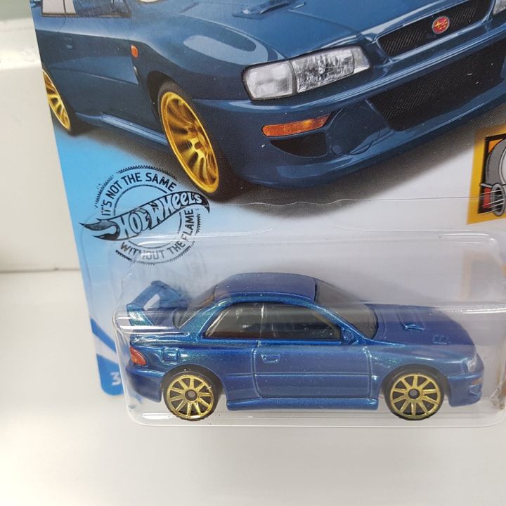 สินค้าเกรดพรีเมี่ยม-คุณภาพดี-hotwheels-98-subaru-impreaz-sti-version-ของเล่นเสริมทักษะ-เกมฝึกสมอง