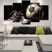 5PCS/Set NO Frame Basketball Volleyball Football Sports Art Poster Painting Art For Living Room Boy Room Modern Home Decoration