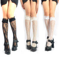 Fashion Cute Girls Japanese Style lolita girls lace socks lovely bowknot heap heap sock lolita 2pcspack S26