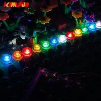 12pcs 1X1 Dot Water Lamp Circulate 8 Modes Building Blocks DIY Multi-Function Light Toy Car Street Tree House Twinkle Brick Building Sets