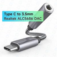 Realtek ALC5686 Type C DAC Headphone 3.5mm Output 32bit 384KHz for Android Pixel Samsung Xiaomi Huawei Type C to 3.5mm Jack