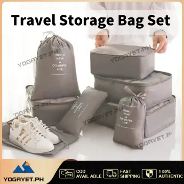 Shop 7 Pcs Set Travel Organizer Storage Bag with great discounts
