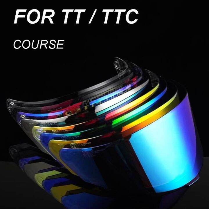 For KYT TT Course Motorcycle Helmet Full Face Helmet Visor Shield Lens