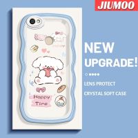 เคส JIUMOO สำหรับ Xiaomi Redmi โน๊ต5A Y1การ์ตูนน่ารักเล็กๆน้อยๆลูกสุนัขดีไซน์ใหม่โคลอร์ขอบคลื่นนุ่มเคสมือถือกันกระแทกแบบใสที่สร้างสรรค์ปลอกโปร่งใสลายกล้องถ่ายรูปซิลิก้าเจลฝาครอบป้องกัน