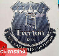 Everton โลโกเอฟเวอร์ตัน เหล็กตัดเลเซอร์ ขนาด 50*50 cm. kevlar เคลือยเคฟล่า ใช้สีพ่นรถยนต์ภายนอก 2k ทนแดดทนฝนทนทุกสภาวะอากาศ